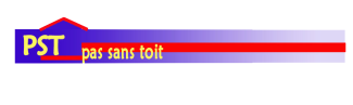 Logo violet et rose Pas Sans Toit 